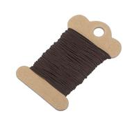 sourcing map Nylon String for Bracelets, 0.8mm Nylon Cord Satin String Beading Elastic String for Window Curtain Blind Bracelets Sewing Necklace Crafts, Brown