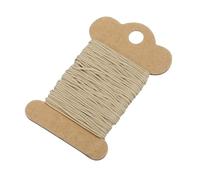 sourcing map Nylon String for Bracelets, 0.8mm Nylon Cord Satin String Beading Elastic String for Window Curtain Blind Bracelets Sewing Necklace Crafts, Khaki