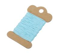 sourcing map Nylon String for Bracelets, 0.8mm Nylon Cord Satin String Beading Elastic String for Window Curtain Blind Bracelets Sewing Necklace Crafts, Sky Blue