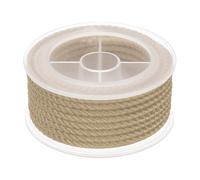 sourcing map Nylon Thread Twine Beading Cord, 13ft 3mm Nylon Braided Bracelets String Cord Rope for Jewelry Making DIY Crafts Necklaces, Khaki