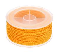 sourcing map Nylon Thread Twine Beading Cord, 36ft 2mm Nylon Braided Bracelets String Cord Rope for Jewelry Making DIY Crafts Necklaces, Orange