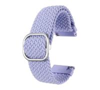 sourcing map Nylon Watch Band 22mm Quick Release Watch Straps Replacement Bands for Men Women with Adjust Buckle, Medium Purple
