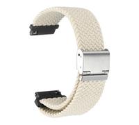 sourcing map Nylon Watch Bands 22mm Soft Quick Release Braided Watch Strap with Stainless Steel Buckle, Beige