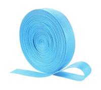sourcing map Nylon Webbing Strap, 22 Yards x 1-1/4" Polypropylene Flat Webbing Band for Pool Solar Cover, Repairing DIY Crafting(Azure)
