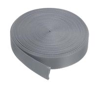 sourcing map Nylon Webbing Strap Flat 1 Inch 10 Yards Light Grey for DIY Repair, Backpack, Luggage-rack, Crafts