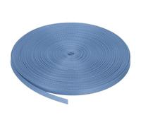 sourcing map Nylon Webbing Strap Flat 3/8 Inch 50 Yards Diamond Blue for Outdoor DIY Gear Repair, Backpack, Luggage-rack, Crafts