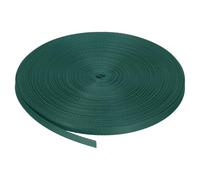 sourcing map Nylon Webbing Strap Flat 3/8 Inch 50 Yards Forest Green for Outdoor DIY Gear Repair, Backpack, Luggage-rack, Crafts