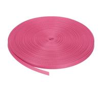 sourcing map Nylon Webbing Strap Flat 3/8 Inch 50 Yards Rose Red for Outdoor DIY Gear Repair, Backpack, Luggage-rack, Crafts