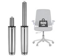 sourcing map Office Chair Gas Cylinder, 14 Inch Class 3 Gas Cylinder Replacement Universal Hydraulic Pneumatic Lift Piston for Office Gaming Chair Desk Stools, Silver Tone