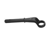 sourcing map Offset Box End Tubular Handle Wrench 1-5/16" CR-V 12 Point Offset Single End Torx Wrench High Neck Tubular Box Wrenches for Tightening Remove Screws and Fasteners, Black
