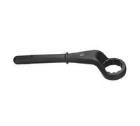sourcing map Offset Box End Tubular Handle Wrench 1-5/8" CR-V 12 Point Offset Single End Torx Wrench High Neck Tubular Box Wrenches for Tightening Remove Screws and Fasteners, Black