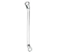 sourcing map Offset Extra Long Box End Wrench 10 x 11 mm Metric 12 Point 75 Degree Offset Double End Box Ratcheting Wrench CR-V Polished Long Spanner Tools