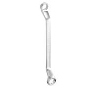 sourcing map Offset Extra Long Box End Wrench 14 x 17 mm Metric 12 Point 75 Degree Offset Double End Box Ratcheting Wrench Carbon Steel Polished Long Spanner Tools