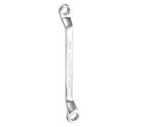 sourcing map Offset Extra Long Box End Wrench 9 x 11 mm Metric 12 Point 75 Degree Offset Double End Box Ratcheting Wrench Carbon Steel Polished Long Spanner Tools