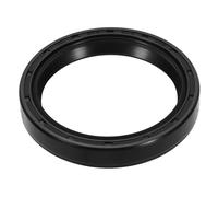 sourcing map Oil Seal, 2"x2.5"x0.37" TC Nitrile Rubber Double Lip Cover Shaft Oil Seal 50.8 x 63.5 x 9.5mm with Spring for Mechanical Automobile Bearing Shaft, Black