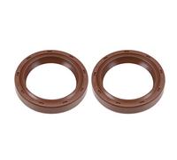 sourcing map Oil Seal 30mm Inner Dia 40mm OD 7mm Thick Fluorine Rubber Double Lip Seals 2Pcs
