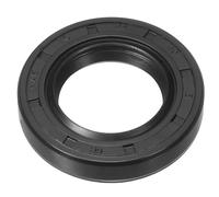 sourcing map Oil Seal, TC 24mm x 40mm x 8mm Nitrile Rubber Cover Double Lip with Spring for Mechanical Motive Axle Bearing Shaft, Black