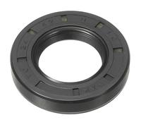 sourcing map Oil Seal, TC 24mm x 42mm x 8mm Nitrile Rubber Cover Double Lip with Spring for Mechanical Motive Axle Bearing Shaft, Black