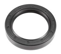 sourcing map Oil Seal, TC 38mm x 52mm x 10mm Nitrile Rubber Cover Double Lip with Spring for Bearing Shaft, Black Pack of 1