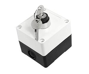 sourcing map On/Off/On 3 Positions 4 Terminals 2NO Key lock Rotary Switch Station