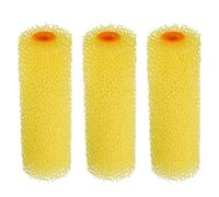 sourcing map Paint Roller Cover 4 Inch Medium Texture Sponge Brush for Household Wall Painting Treatment 3Pcs
