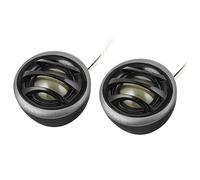 sourcing map Pair 2" 150W Micro Dome Car Audio Tweeters Speakers Black Gray