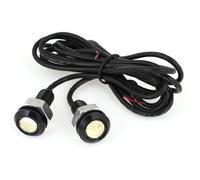 sourcing map Pair Auto Car Cold White LED Eagle Eye Rear Reversing Light