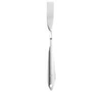 sourcing map Palette Knife Painting Tool 8.39" 304 Stainless Steel Flat Spatula Painting Pallet Knives with Hole Design for Acrylic Canvas, Silver