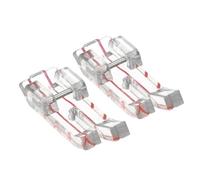 sourcing map Patchwork Quilting Presser Foot 1/4" Clear View Presser Foot for Low Shank Sewing Machine