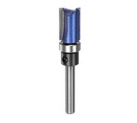 sourcing map Pattern Flush Trim Router Bit 0.24" Shank 4/5" Cutting Length 1/2" Cutting Dia with Top Bearings Straight Precise Cutting Woodworking Milling Cutter Tool for Trimming
