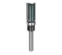 sourcing map Pattern Flush Trim Router Bit 1/4" Shank 1" Cutting Length 1/2" Cutting Dia with Top Bearings Straight Precise Cutting Woodworking Milling Cutter Tool for Edge Trimming