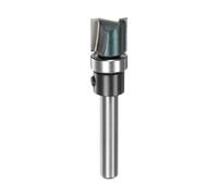 sourcing map Pattern Flush Trim Router Bit 1/4" Shank 15/32" Cutting Length 1/2" Cutting Dia with Top Bearings Straight Precise Cutting Woodworking Milling Cutter Tool for Trimming