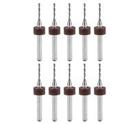 sourcing map PCB Drill Bits 1.1mm Tungsten Carbide Rotary Tool Jewelry CNC Engraving Print Circuit Board Micro Drill Bits 1/8 Inch Shank 10 Pcs