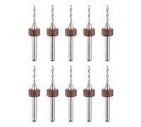 sourcing map PCB Drill Bits 1.35mm Tungsten Carbide Rotary Tool Jewelry CNC Engraving Print Circuit Board Micro Drill Bits 1/8 Inch Shank 10 Pcs