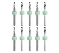 sourcing map PCB Drill Bits 2.75mm Tungsten Carbide Rotary Tool Jewelry CNC Engraving Print Circuit Board Micro Drill Bits 1/8 Inch Shank 10 Pcs