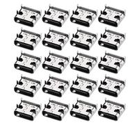 sourcing map PCB USB Connector Type-C 3.1 16Pin Female Jack Fast Charging Socket 20Pcs