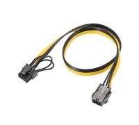 Sourcing Map PCIe Power Adapter Cable - 6 Pin Female to 8 Pin (6+2) Male PCI Express GPU Power Supply - 520mm/20.5" for Graphics Card
