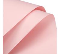 sourcing map Pearlescent Film Flower Wrapping Paper 22.8x22.8 Inch Waterproof for DIY Crafts, Gift/Gift Box Packaging Cherry Pink Pack of 10