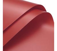 sourcing map Pearlescent Film Flower Wrapping Paper 22.8x22.8 Inch Waterproof for DIY Crafts, Gift/Gift Box Packaging Red Velvet Pack of 20pcs