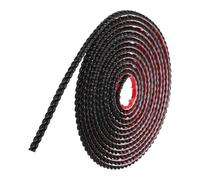 sourcing map Peel and Stick Molding Trim for Walls 0.4" x 16 ft Flexible Molding Trim Self-Adhesive Wall Paneling Strips Wallpaper Border for DIY Floor Wall Baseboard, Black