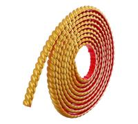 sourcing map Peel and Stick Molding Trim for Walls 0.8" x 16 ft Flexible Molding Trim Self-Adhesive Wall Paneling Strips Wallpaper Border for DIY Floor Wall Baseboard, Gold
