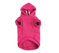 sourcing map Pet Dog Hooded Hoody Sweatshirt Clothes Cotton Apparel Puppy Cat Winter/Spring/Fall Costume Outfits Fleece Warm Coat Fuchsia XXXL