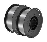 sourcing map PETG 3D Printer Filament, 1.75mm 1KG High Precision Moistureproof Superior Toughness Glossy Filament Clear for Printers 2 Pcs