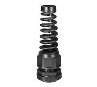 sourcing map PG21 Cable Gland Waterproof IP68 Nylon Joint Adjustable Locknut with Strain Relief for 13-18mm Dia Wire
