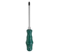 sourcing map PH2 Phillips Screwdriver #2 8.9" Magnetic Demolition Screwdrivers 4.9" CR-V with Ergonomic Handle for DIY Repairing, Green