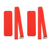 sourcing map Phone Grip Strap Portable Wrist Strap Silicone Elastic Cord with Handle for Phone Case Red 2Pcs