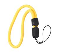 sourcing map Phone Lanyard, 8.3" Nylon Lanyards Hand Wrist Strap Adjustable Wrist Straps Lanyard Phone Charm for Bottle Wallet Women and Men, Yellow