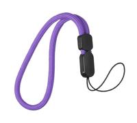 sourcing map Phone Lanyard, 8.3" Nylon Lanyards Hand Wrist Strap Adjustable Wrist Straps Lanyard Phone Charm for Bottle Wallet Women and Men, Purple