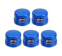 sourcing map Photocell Sensor for Outdoor Lights, Twist Lock Dusk to Dawn Sensor, Auto On/Off Control Light Switch for LED Barn and Induction Outdoor Lighting, Blue Pack of 5