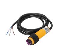 sourcing map Photoelectric Sensor, M18 30CM 6-36VDC Diffuse Photoelectric Switch Sensor, Adjustable Optical NPN NC Three-Line Proximity Switch for Industrial Use